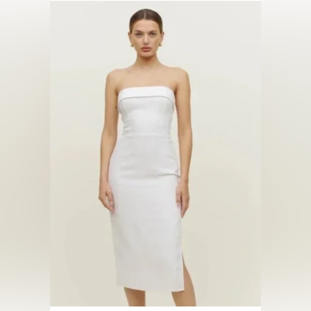 Reformation Marcella Linen Dress